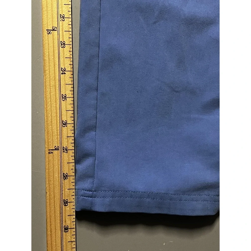 Figs Scrub Pants Womens XS Blue Technical Collection Cargo Pockets Drawstring